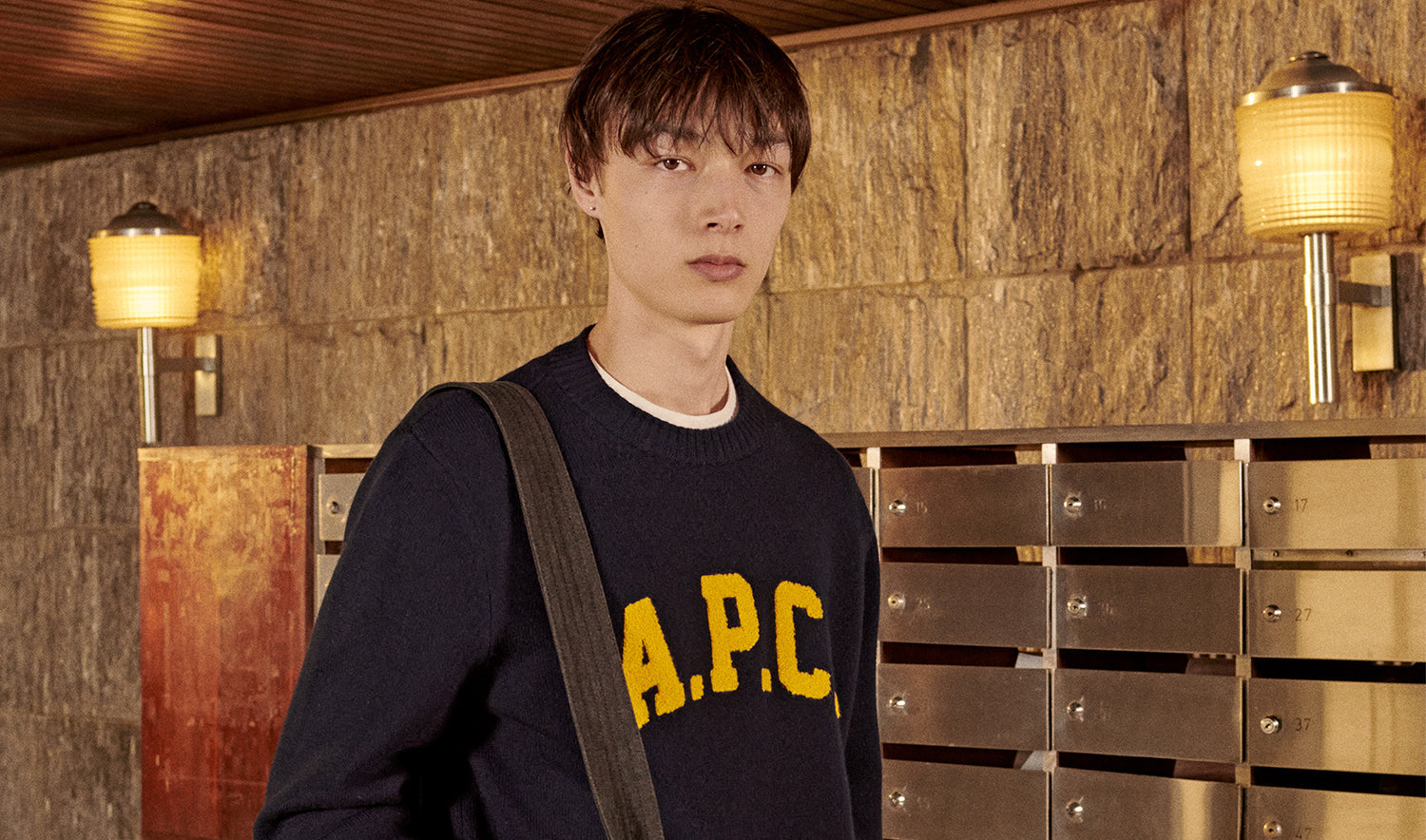 APC USA Mens Crewneck Sweatshirt newest