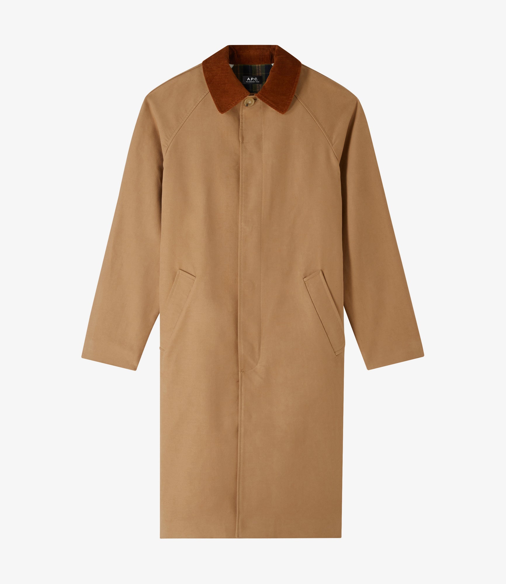 A.P.C. Beige Gaspard Coat