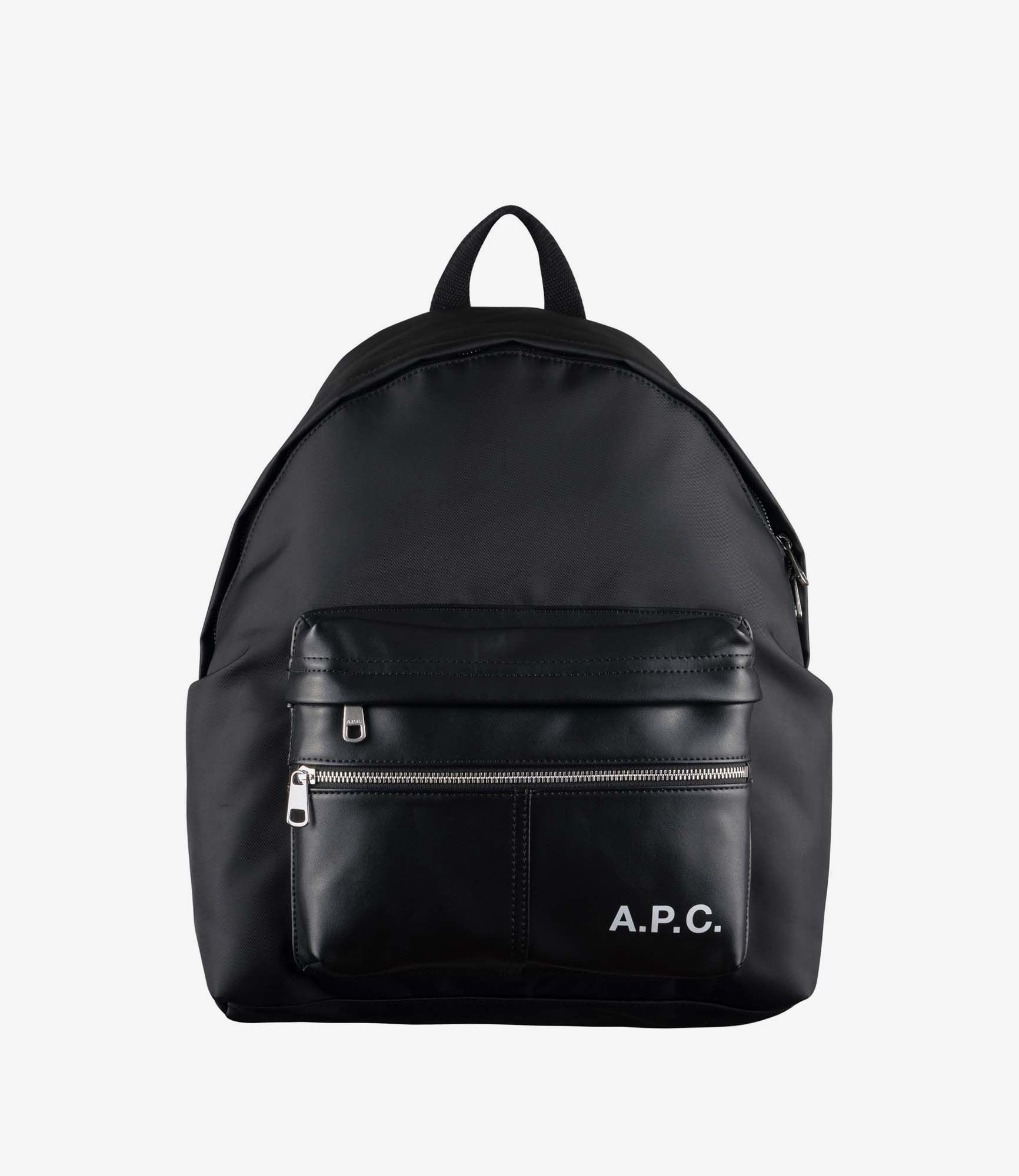 Camden backpack - Technical canvas and faux leather - A.P.C. accessories