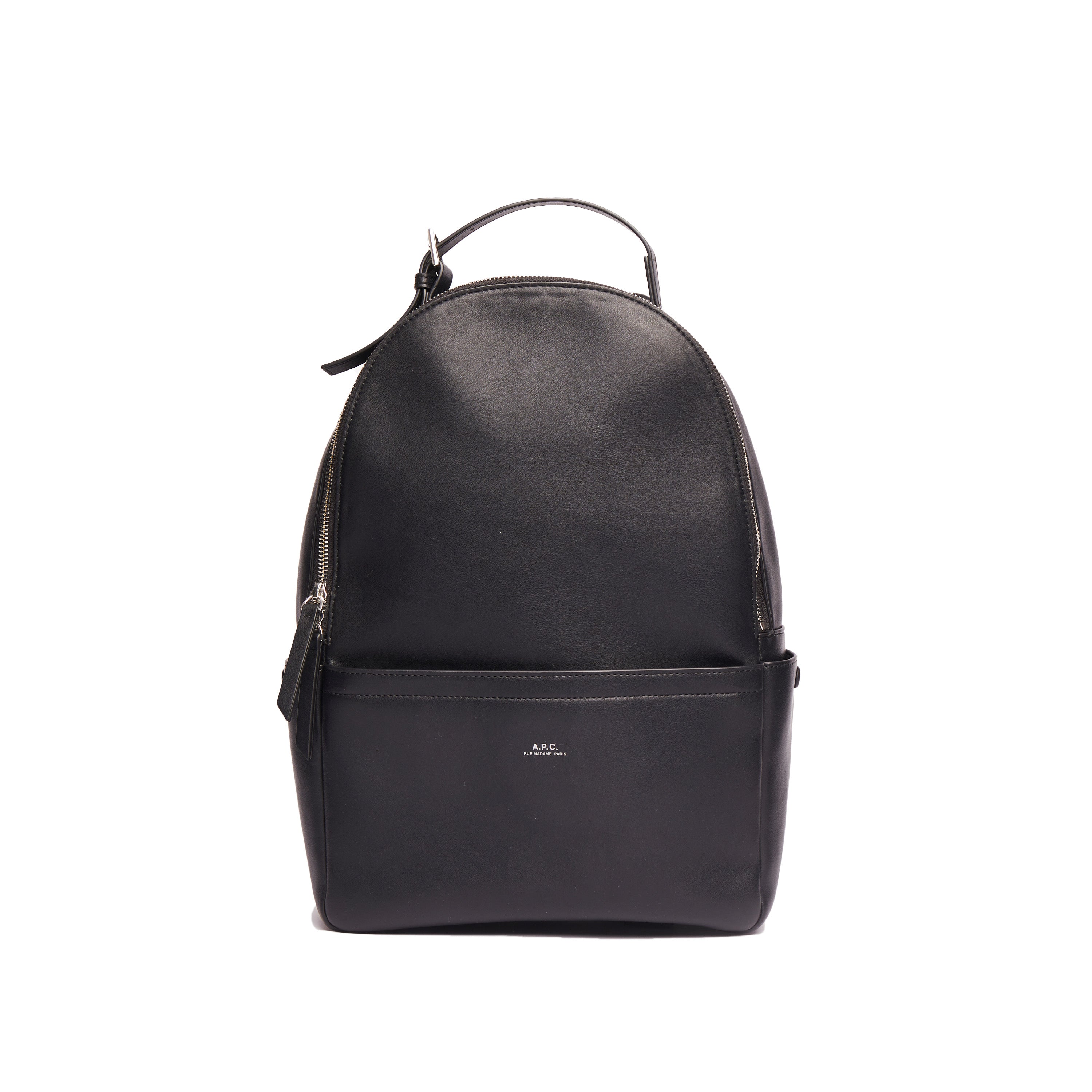 apc leather backpack