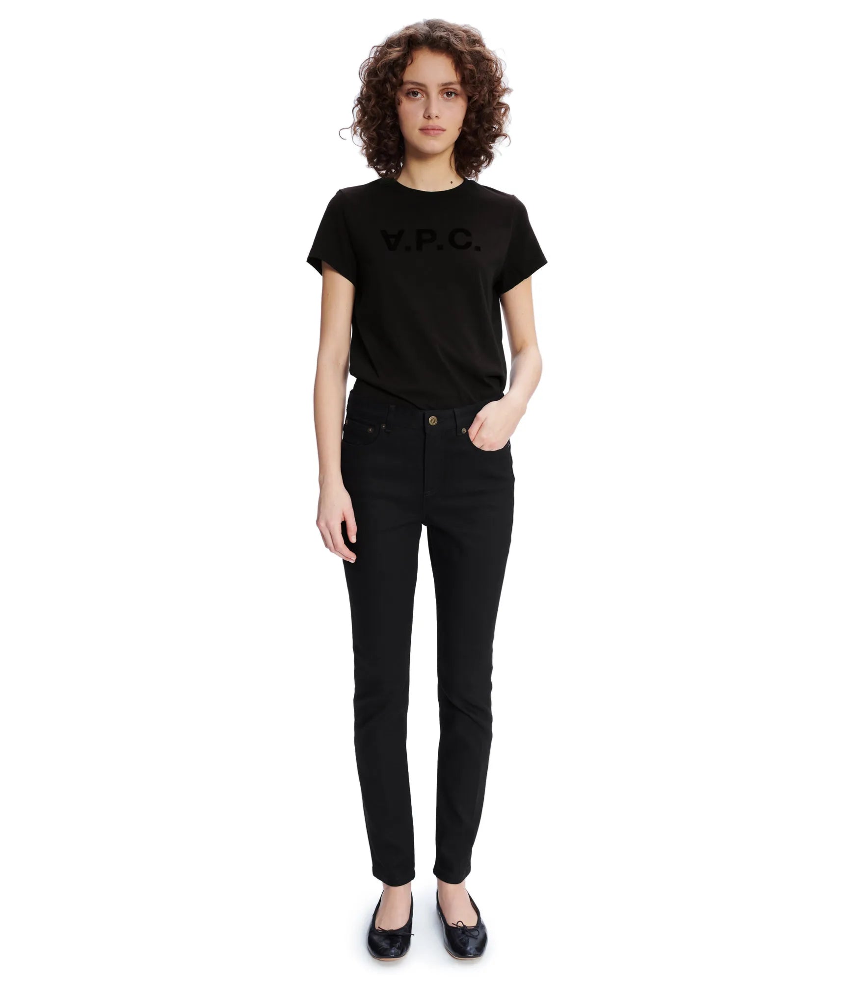 HOT高品質APC VPC Tシャツ black sizeS Tシャツ/カットソー(半袖/袖なし)