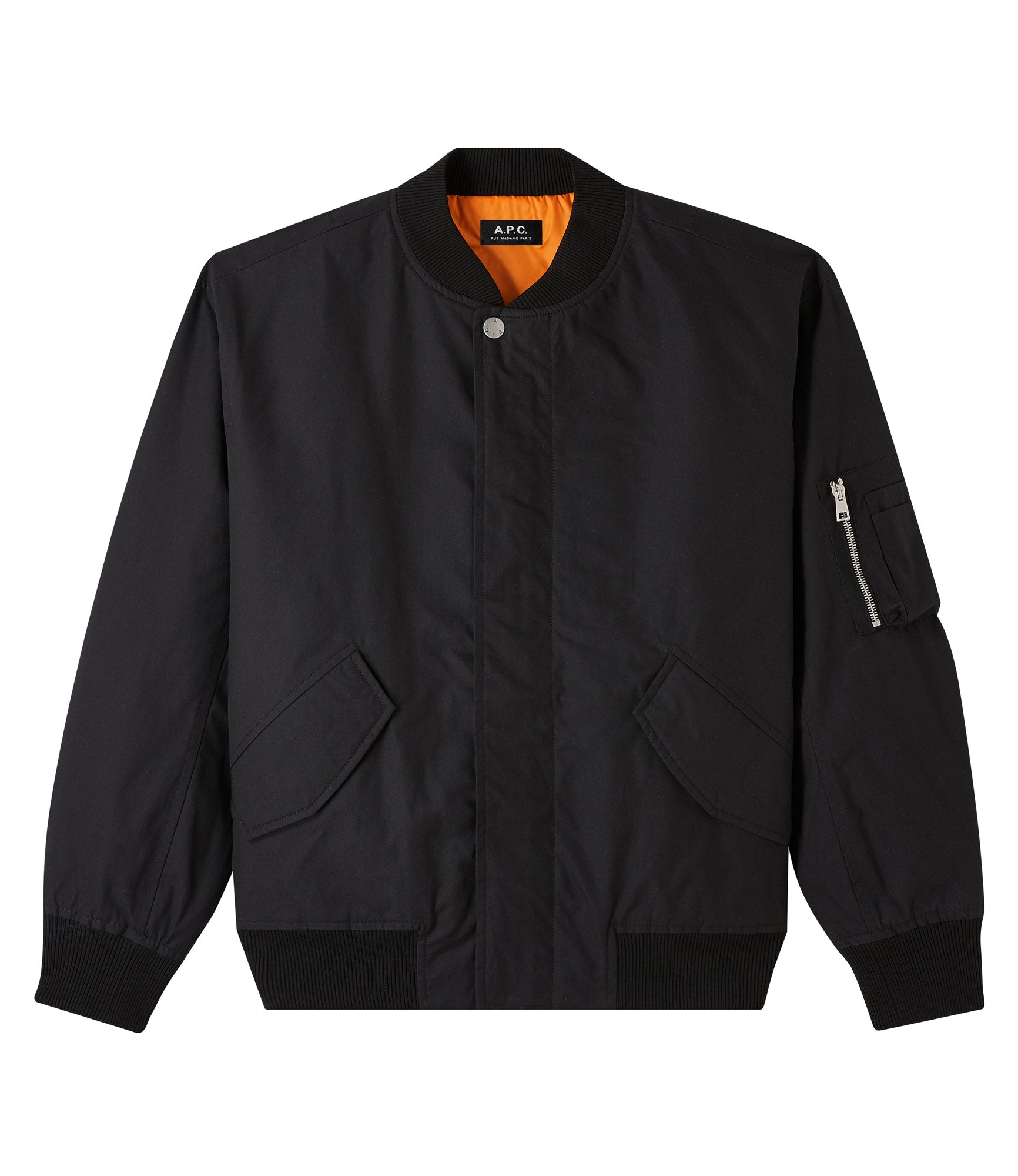 Hamilton jacket | Bomber jacket in water-repellent waxed cotton