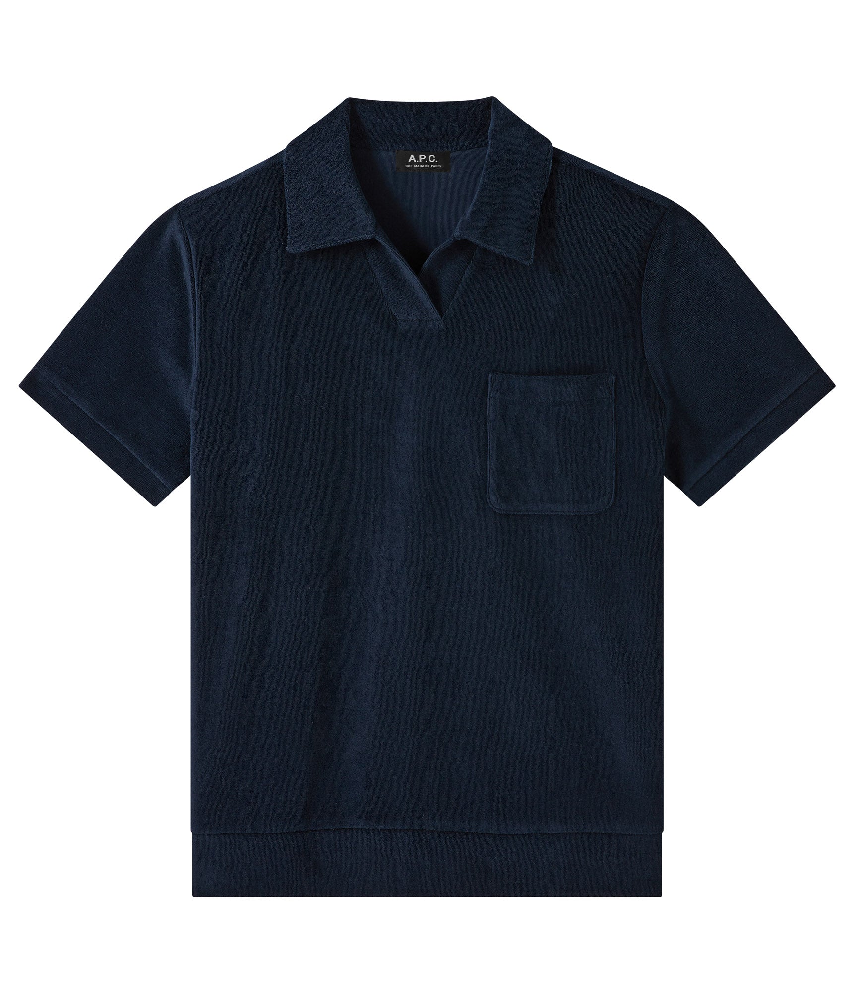 Agustino polo shirt | Organic cotton polo shirt in terry fleece