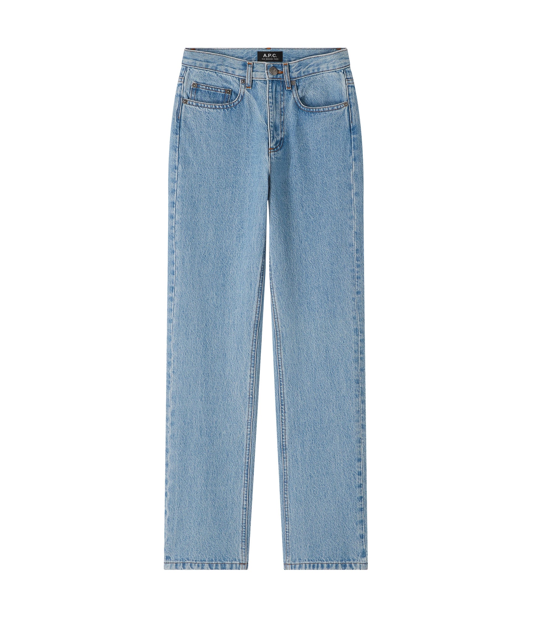 Standard jeans | High-rise straight-leg jeans in denim. | A.P.C.