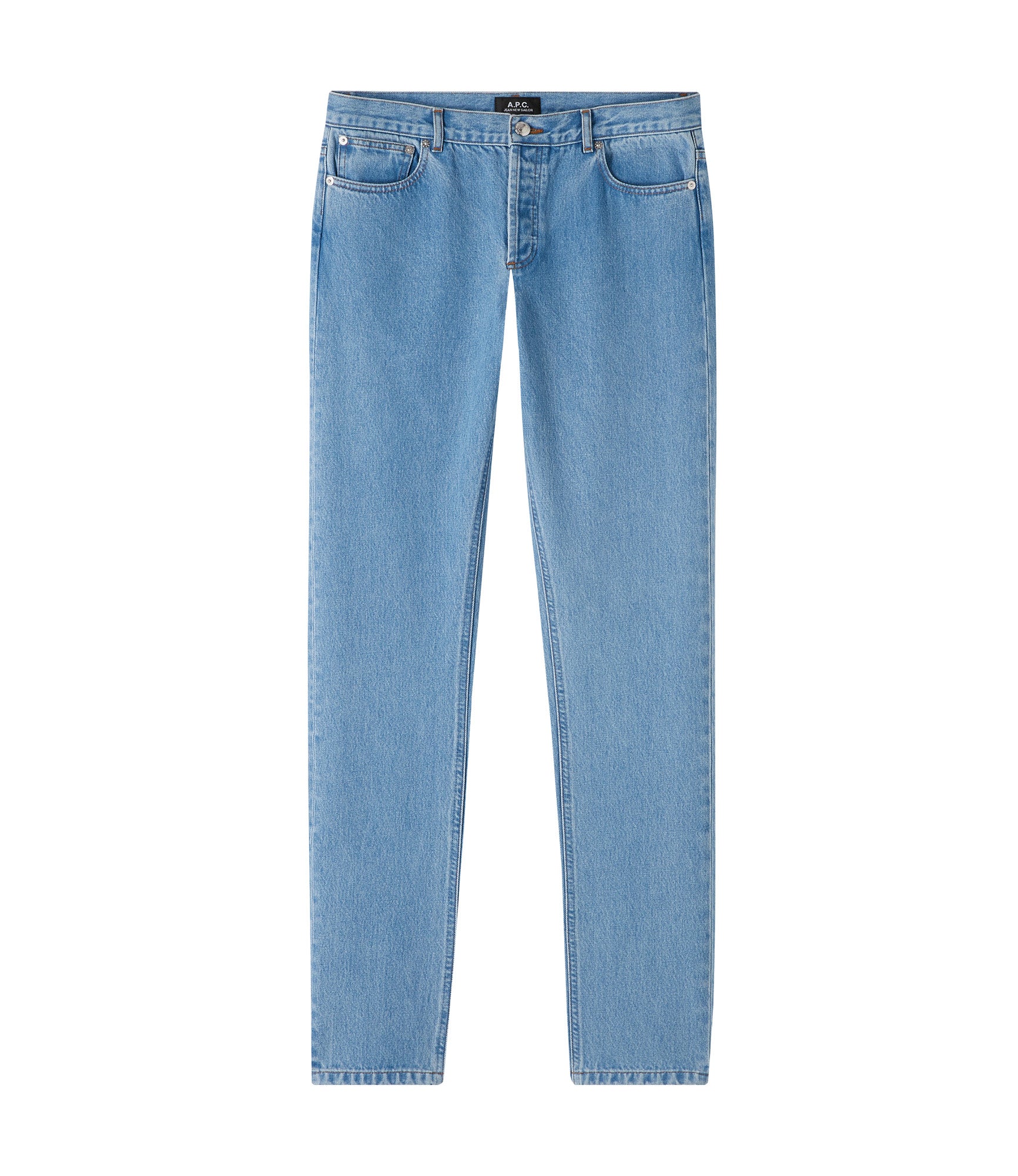 Petit New Standard jeans | Indigo heavily-stonewashed denim