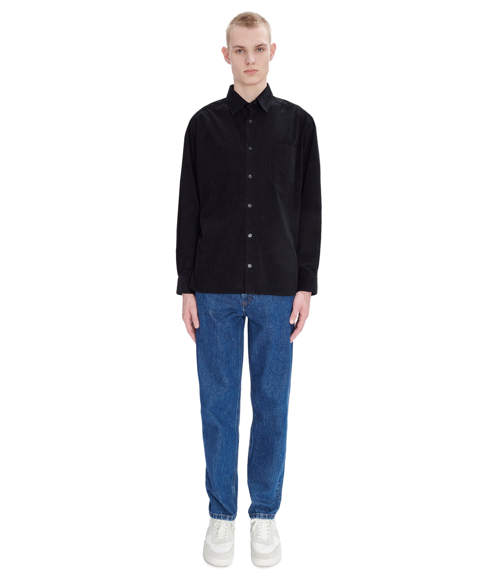 Emilien Logo shirt | Cotton Bedford | A.P.C. Ready-to-Wear