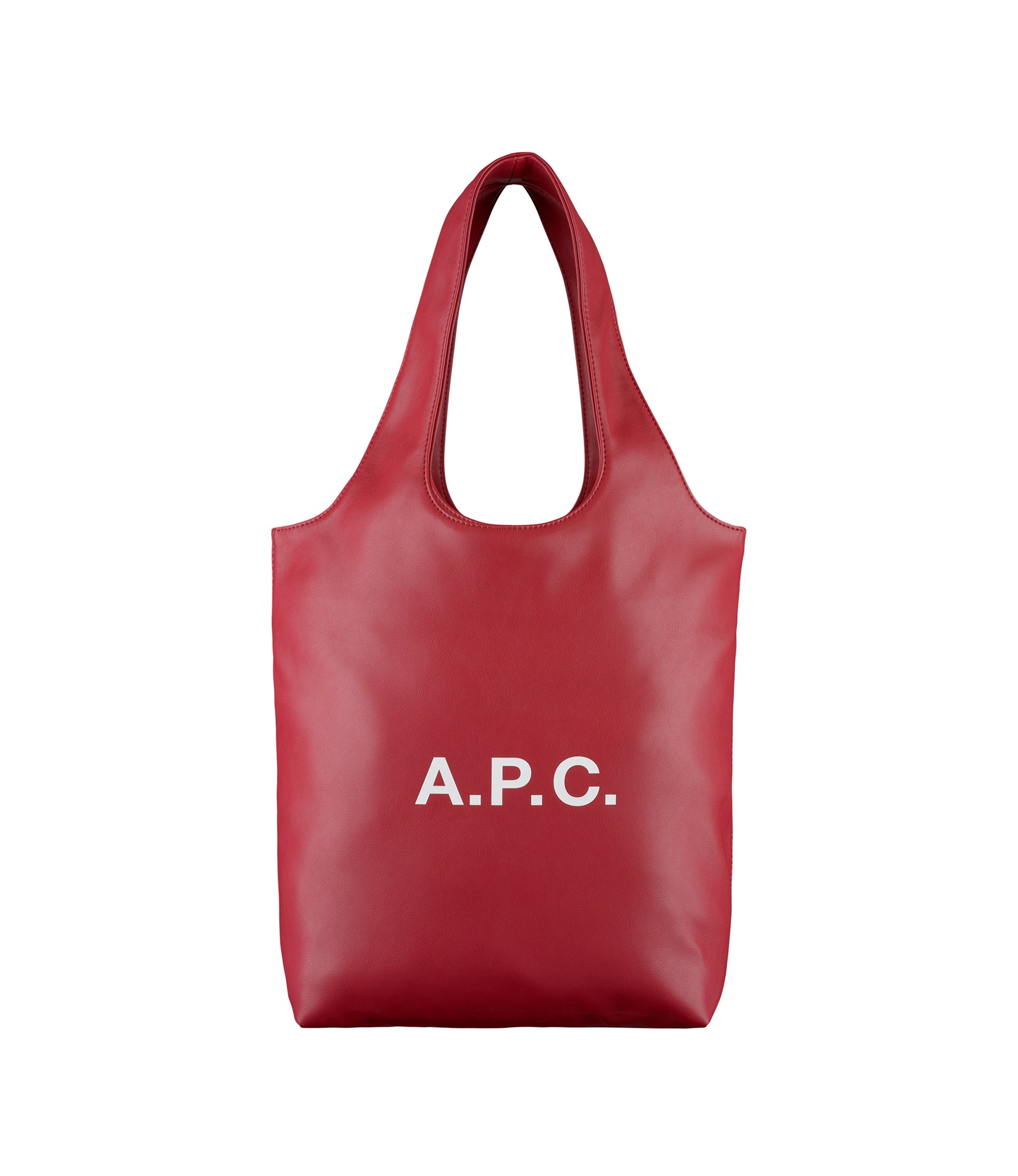 A.P.C. NINON SMALL パイソン 型押し PVC トートバッグファッション