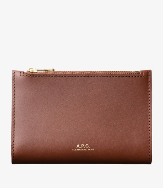 Wallet A.P.C. on sale Leather red