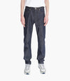 A.P.C. Men Straight Fit Jeans - Man wearing straight fit jeans to show fit.