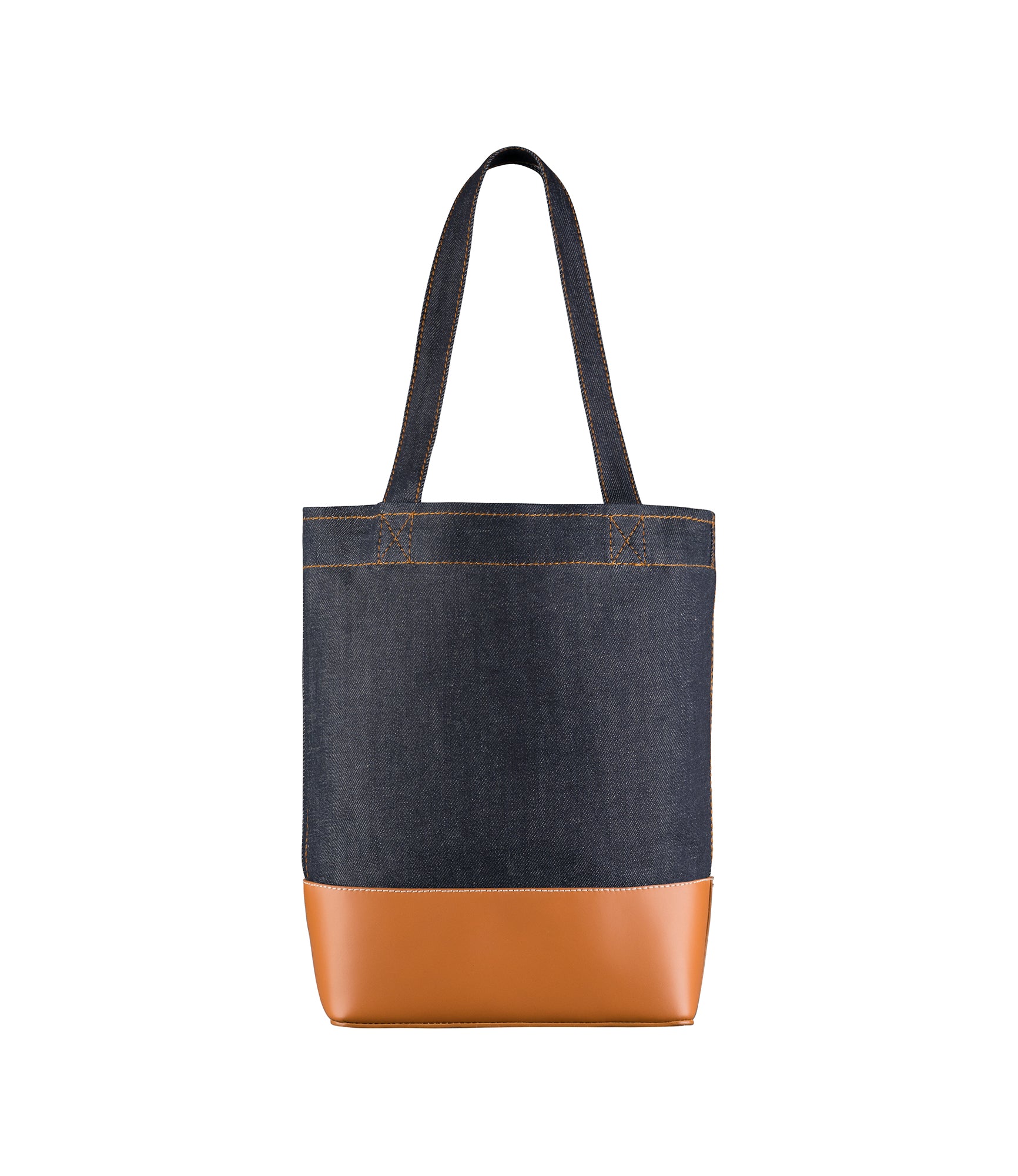 Axelle tote bag | Japanese Denim and smooth leather | A.P.C. Accessories