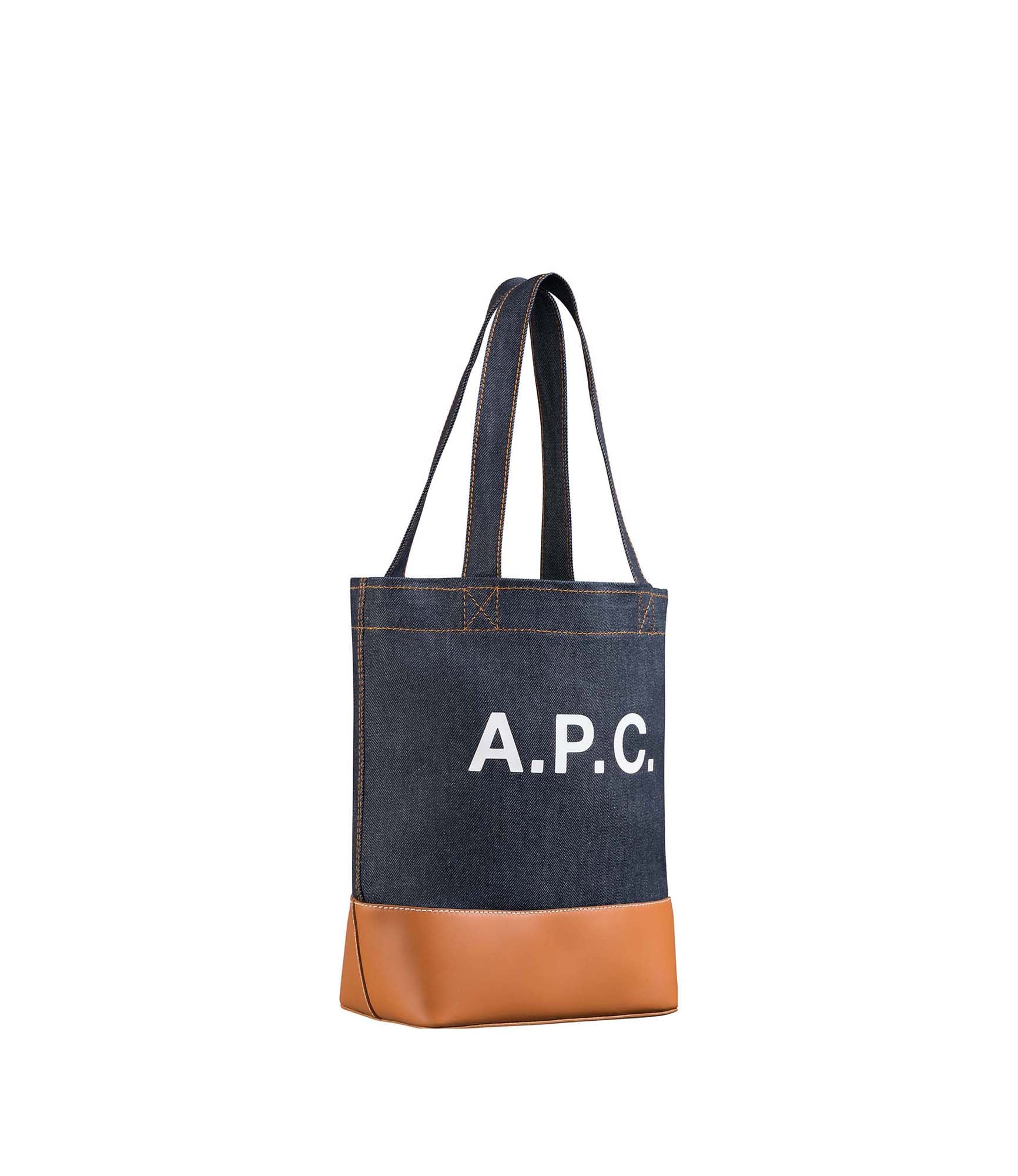 Axel Small tote bag | Japanese Denim + Leather | A.P.C. Accessories