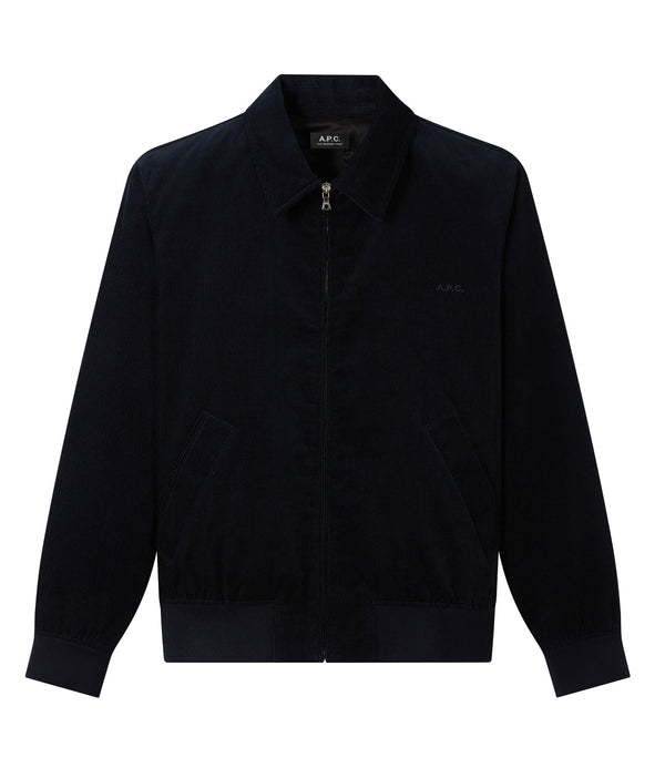 名作 A.P.C. black mouton jacket