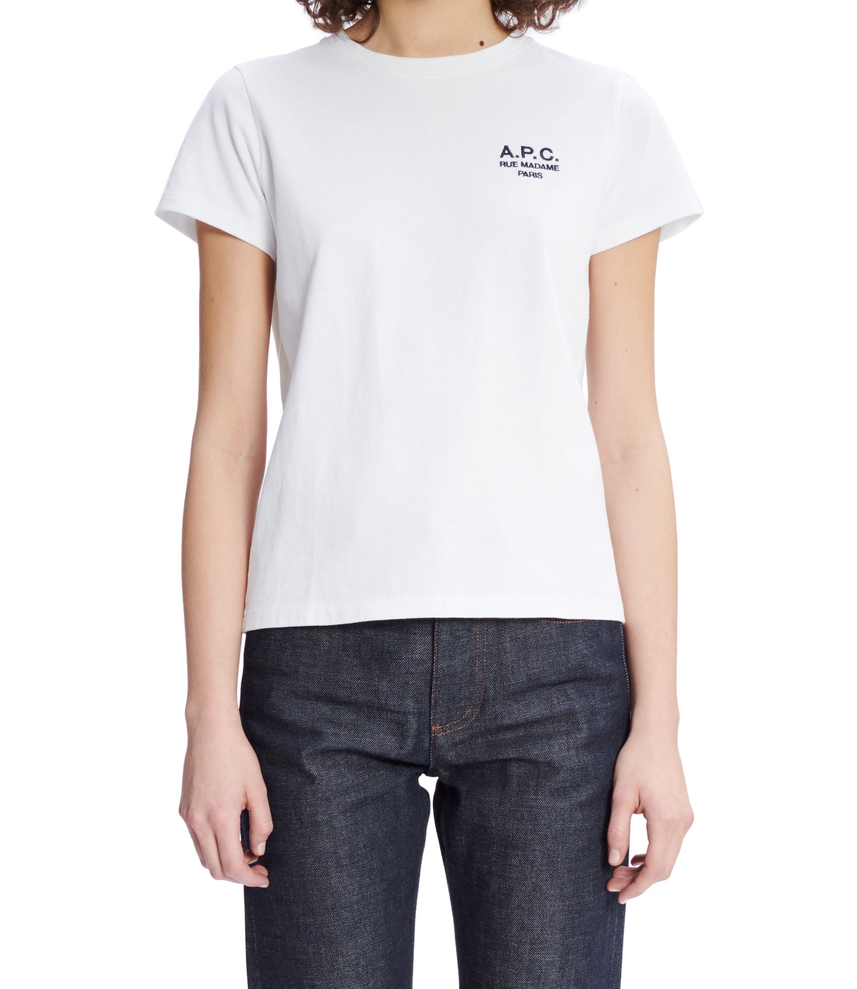 Denise T-shirt | Heavyweight organic cotton with a logo