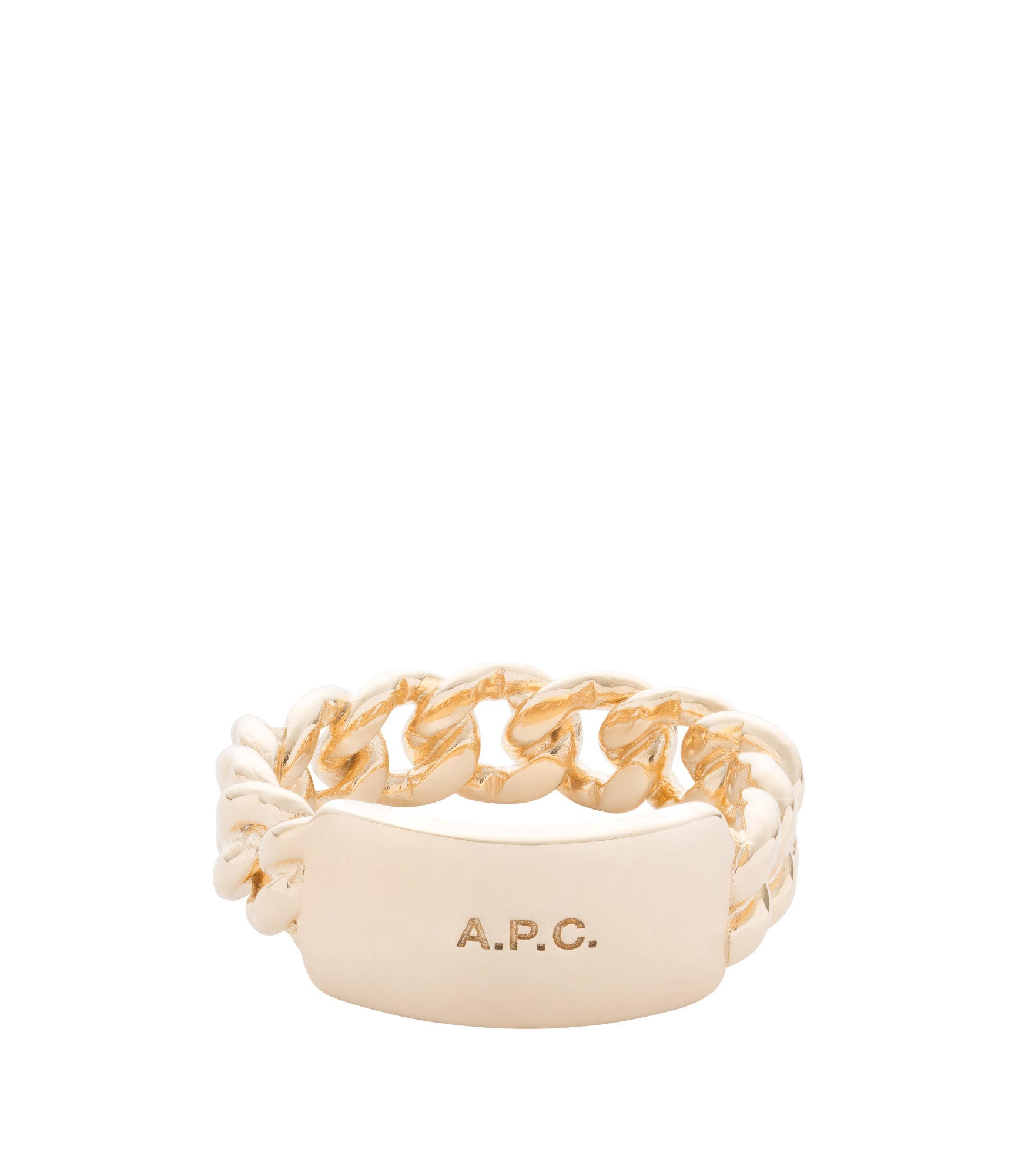 Darwin ring | Brass Rigid Links | A.P.C. Accessories